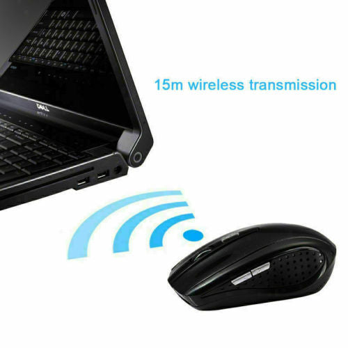 Wireless Mice Cordless Optical Mouse& USB Receiver For PC Laptop Computer