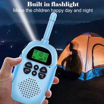 Children￢ﾀﾙs Walkie Talkie Toy Mini Handheld Transceiver 3KM Range UHF Radio Lanyard Interphone