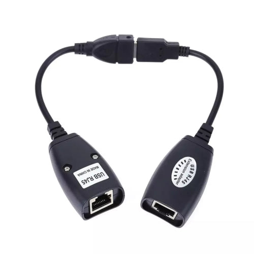 USB 2.0 Extension Extender Adapter Network Ethernet Repeater