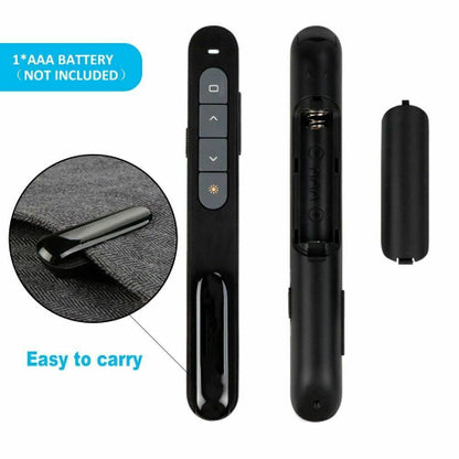 Laser Pointer Wireless Presenter USB Remote Control Pen