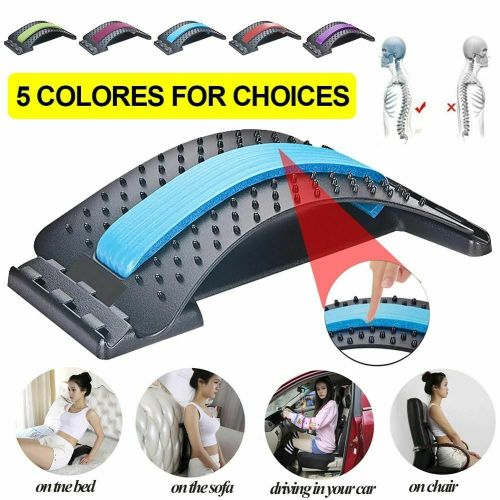 Adjustable Lumbar Back Stretch Waist Massage Device