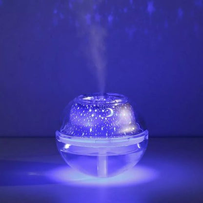 500ml Ultrasonic Humidifier Colorful Led Projector Light Usb Essential Oil Diffuser Purifier