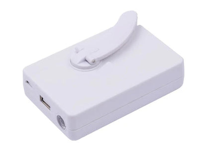 2500MAH Hand Crank Power Bank  Can be Charged with or Without  Electricity