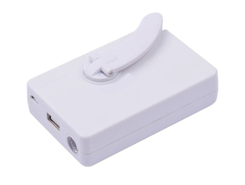 2500mah Hand Crank Power Bank with Torch