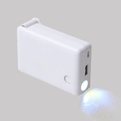 2500MAH Hand Crank Power Bank  Can be Charged with or Without  Electricity