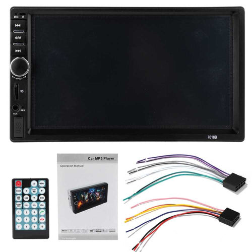 2 Din Car Radio Touch Screen Audio Radio Bluetooth Video MP5 7" Multimedia Player FM/TF/USB