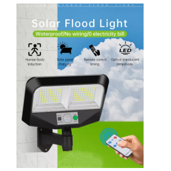 Solar Flood Light Waterproof With Remote