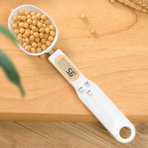 Electronic LCD Digital Spoon Weight Scale Gram Kitchen Spoon Scales