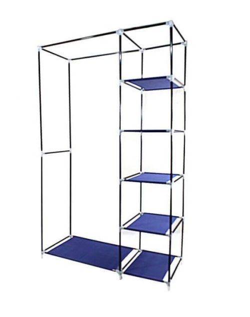 Storage Wardrobe Clothes Rail With Protective Cover