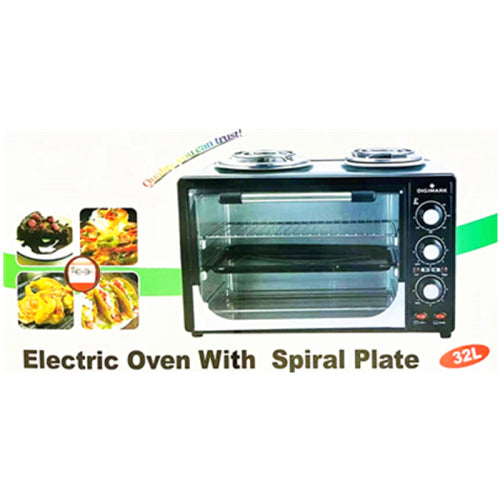 32 Litre Electric Oven With 2 Spiral Plates