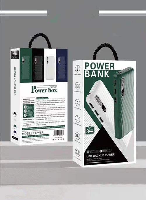 3 USB Portable Mobile Power Bank Mobile Phone Power Bank