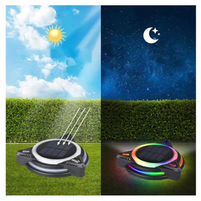 LED Solar Underground Light Outdoor Lawn Light Garden Colorful Light