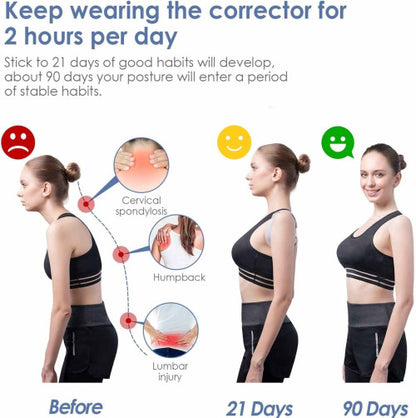 Posture Corrector Adjustable Back Brace Support Smart Posture Corrector