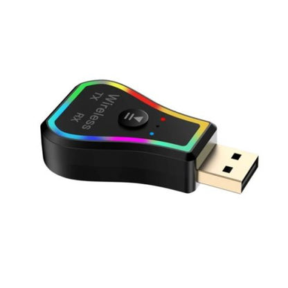 M11 AUX Audio Dongle USB Bluetooth Receiver and Transmitter Adapter with Light