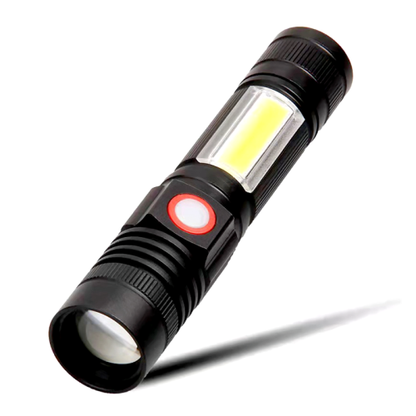 MINI Torch Multifunction Flashlight 6W Led USB Rechargeable