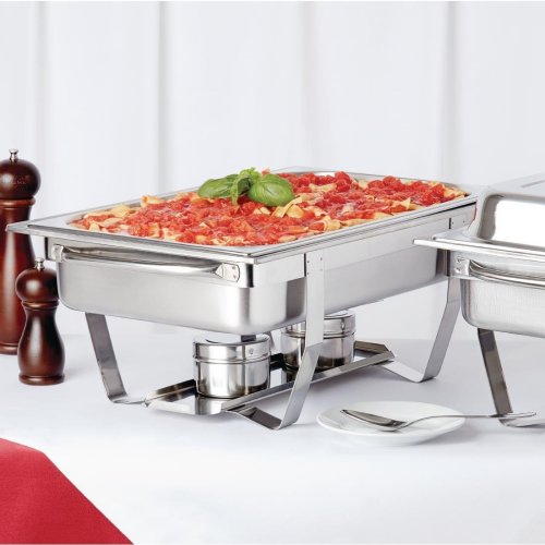 Stainless Steel Folding Chafer Rectangular Chafing Dish Set