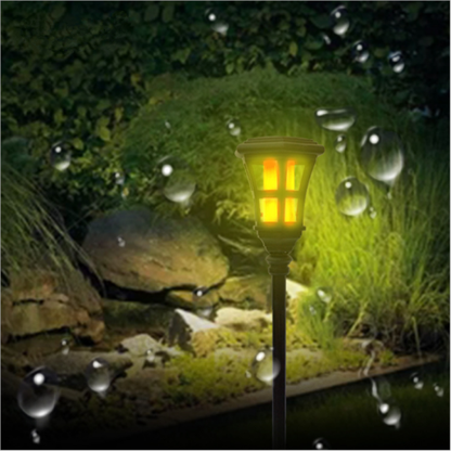 Solar Outdoor Torch Light Four Seasons Garden Lawn Inserted LED Solar Flame Light