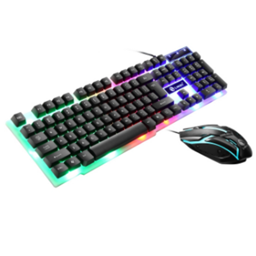 JG330 Wired Backlit Keyboard Luminous Gaming Set Keyboard Mouse