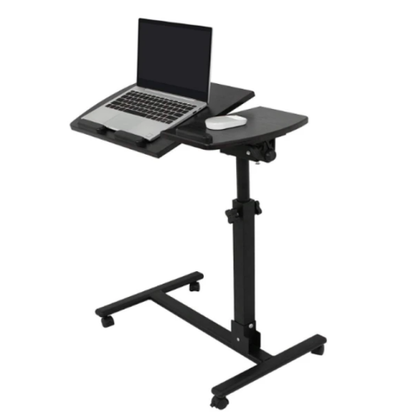 Laptop Rolling Cart Table Height Adjustable Notebook Laptop Stand Desk