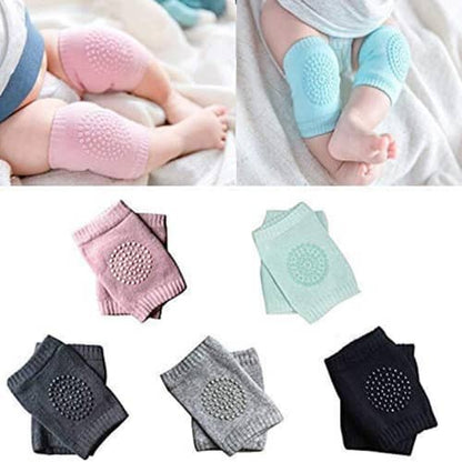 Baby Knee Pads For Crawling Anti-Slip Padded Stretchable Elastic Cotton Soft Knee Cap