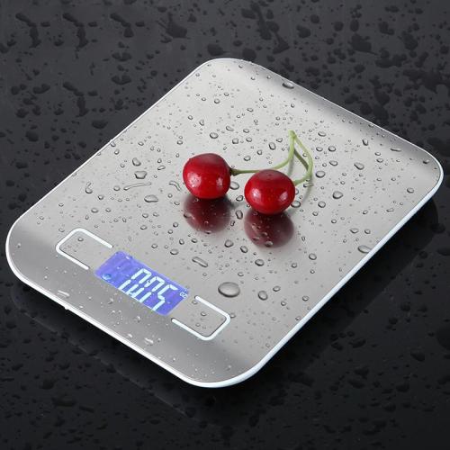 5kg/1g Kitchen Food LCD Digital Scale Kitchen Scale Stainless Steel Weighing Scale