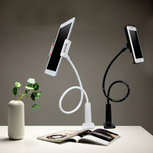 Flexible Long Arms Lazy Stand Clip Holder For Tablet