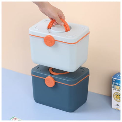 Medicine box household large-capacity family medicine storage box medicine small first aid kit emerg