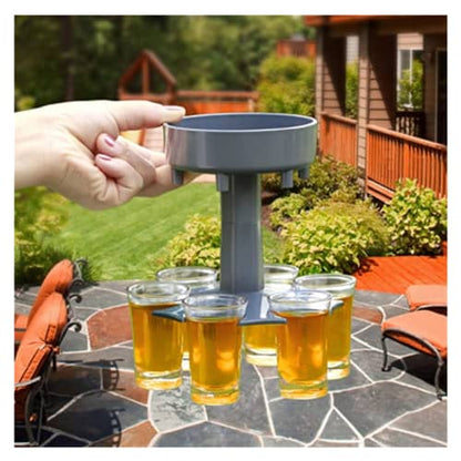 Shot Glass Dispenser and Holder Dispenser For Filling Liquids Bar Shot Dispenser Portable Wine Dispe