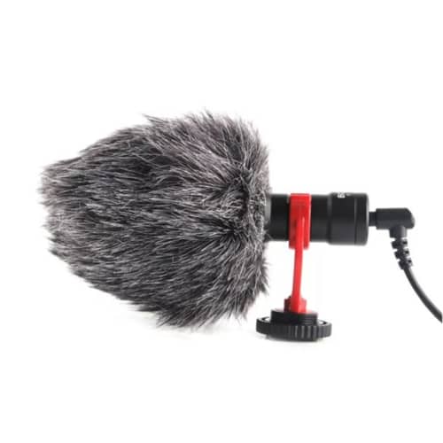 Cardioid Microphone 3.5mm Wired For Phones DSLR Camera Camcorders Recording Mic