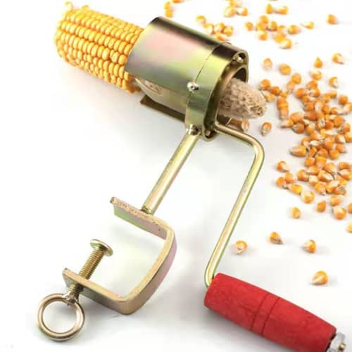 Corn thresher household small grain packing machine hand-cranked dry corn thresher