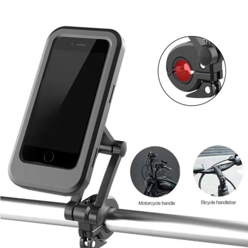 Adjustable Waterproof Motorcycle Bike Phone Holder Case stand moto bicycle handlebar Cell Phone supp