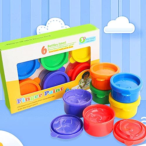 6 Pieces Of Children's Finger Painting Washable Finger Painting Art