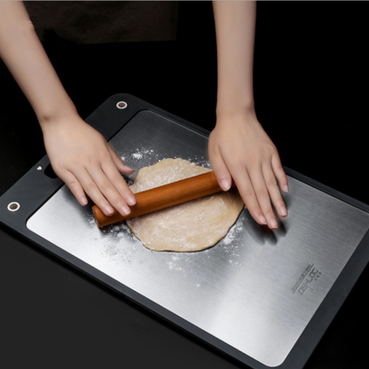 Stainless Steel Cutting Board Kitchen Double-Sided Meat Cutting Board