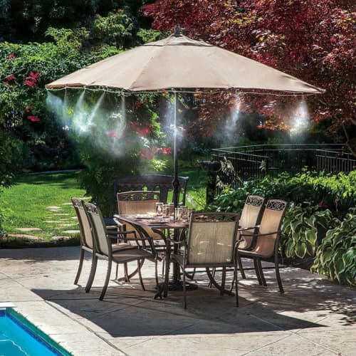 Garden/outdoor Cooling Artificial Fog System Micro Spray Cooling Pipe Garden Pavilion