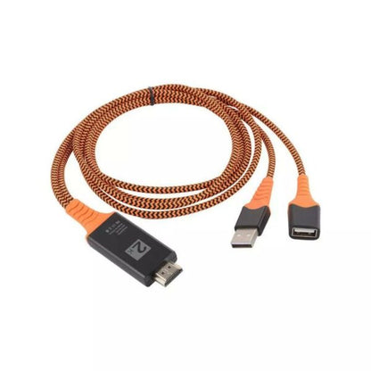 Bluetooth HDMI To Female USB + Male USB Cable