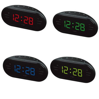 LED Electronic Desktop Alarm Clock With AM/FM Radio