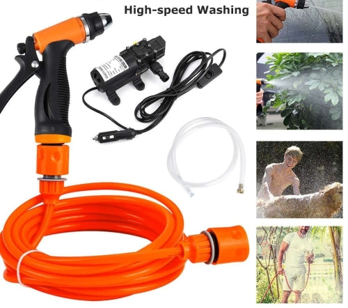 DC 12V Car High Pressure Electric Water Pump Car Washer Gun