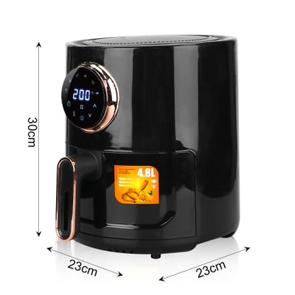 Electric Fryer Large Capacity 4.8L Useful Fry Machine Automatic Multi-Function Non-Stick Air Fryer