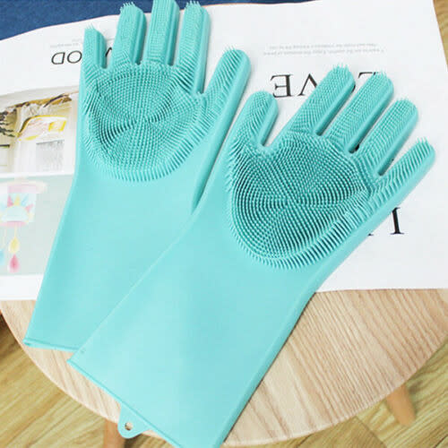 Kitchen Dishwashing Gloves Multifunctional Pet Hair Grooming Gloves