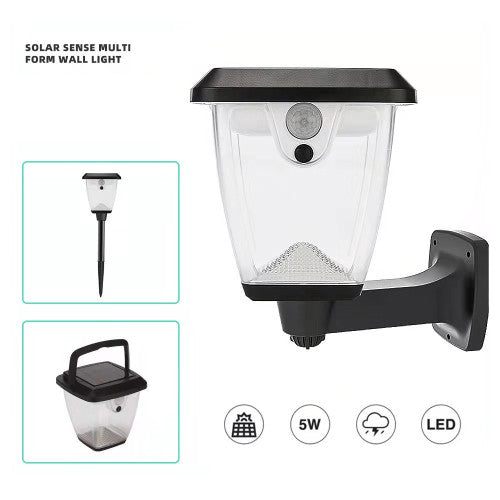 Solar Sensor Wall Light LED Outdoor Waterproof Garden Light Outdoor Wall Light