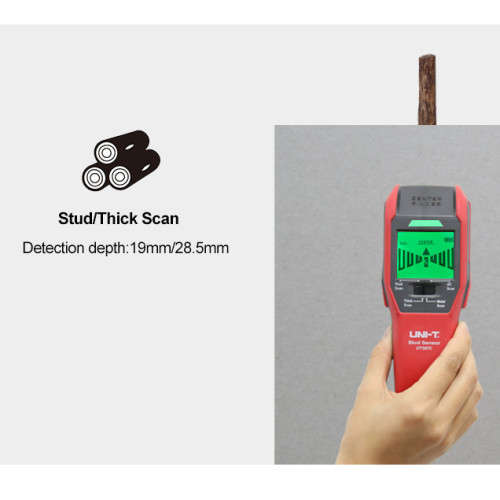 Nonferrous Metal Stud Detector Wall Scanner AC Voltage Detector with Buzzer Indication UT387C