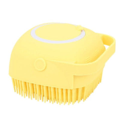 Silicone Body Brush Shower Scrubber with Shower Gel Dispenser Function Massage Exfoliating Cleaning