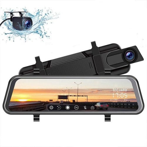 9.66 Inch Rearview Mirror Driving Recorder HD with Reverse Camera