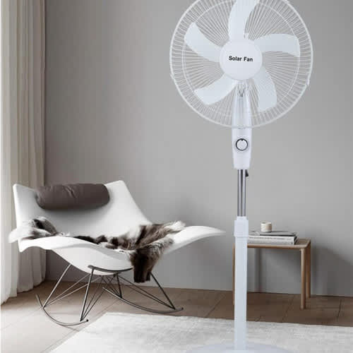 HS-168 Solar Powered Standing Fan