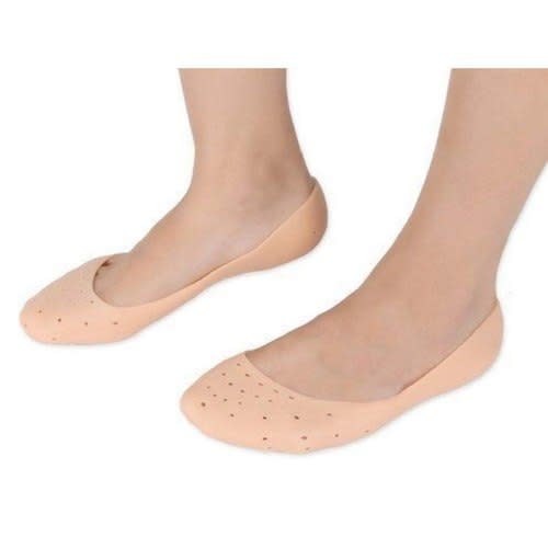 1 Pair Silicone Smiling Foot Anti-Chapped Moisturizing Silicone Full Socks