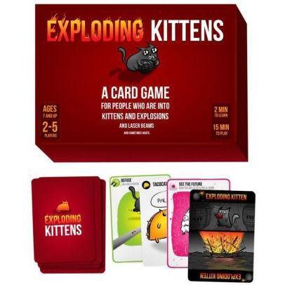 Paper Cards Game Exploding Kittens Original Edition Adults Card Game Poker Toy