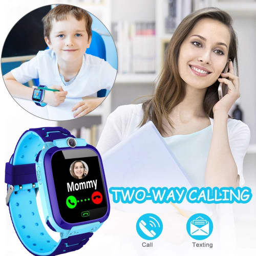 Kids Smart Watch Not Waterproof Positioning Watch HD Touch Screen with SOS Two-way Talk Watch Camera