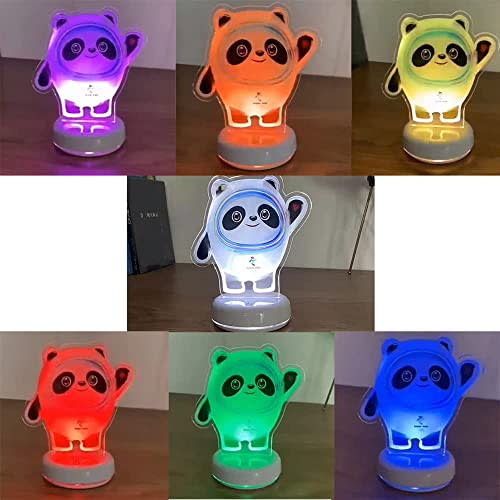 2022 3D Bing Dun Dun 7 color variations Winter Olympics mascot Bing Dun Dun night light