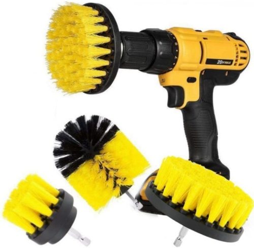 Drill Brush Attachment Kit And Power Scrubber Cleaning Kit For Car Bathroom Wood Foors