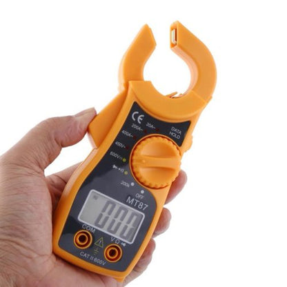 Digital Clamp Meter Multimeter AC DC Voltmeter Auto Range Volt Ohm Amp Tester